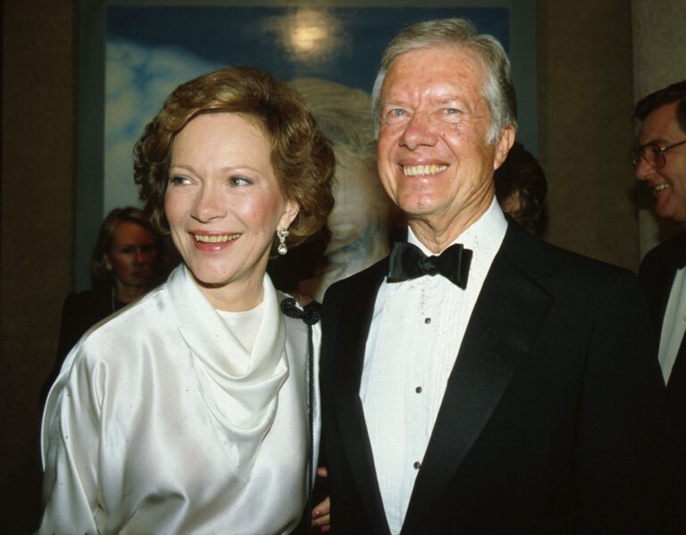 jimmy-carter-and-wife-rosalyn-at-the-sothebys-auction-in-news-photo-1677175433