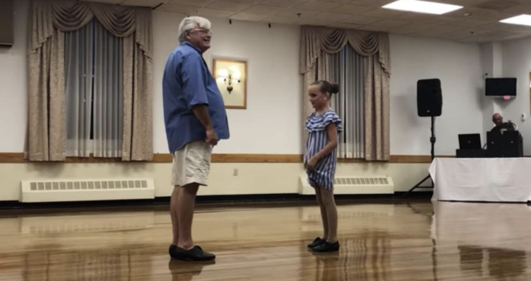 His Granddaughter Had No One To Dance With So Grandpa Steps In And Things Get Electric