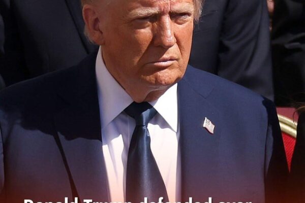 Donald Trump defended over outfit choice at Pope’s funeral as picture shows full truth